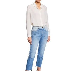 alice + olivia Amazing Two Tone Jean
